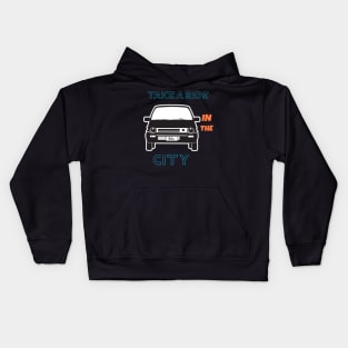 Take a Ride In The City Kids Hoodie